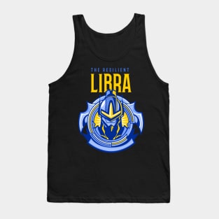 Libra The Resilient Zodiac Sign Tank Top